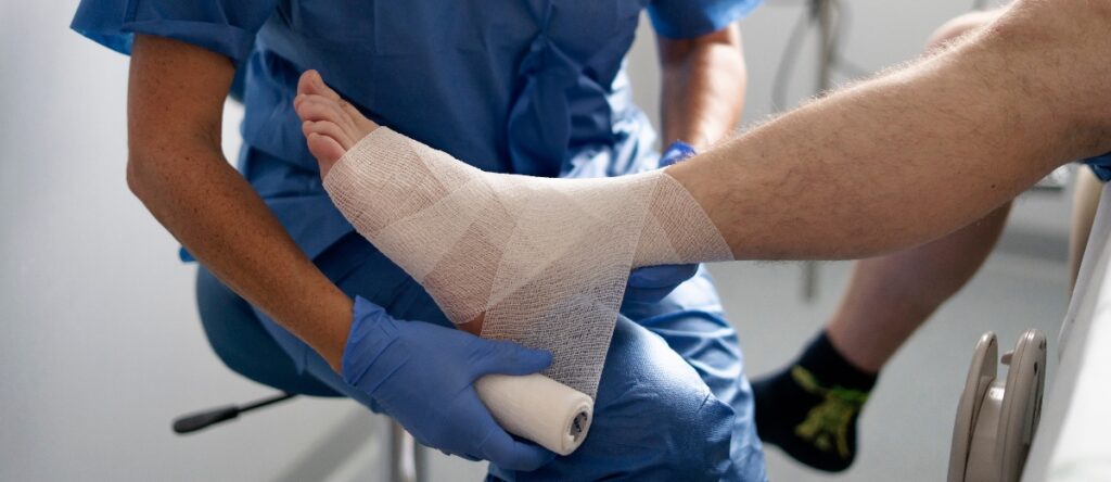 distorsione alla caviglia santagostino imola