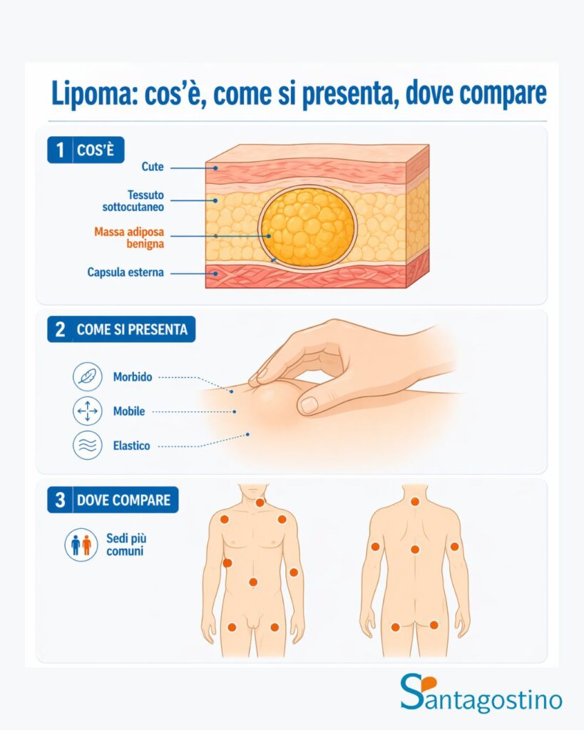 caratteristiche del lipoma